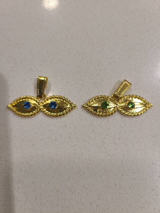 Ojo De Santa Lucia Amulet Blue Swarovski Eyes Mal De Ojo