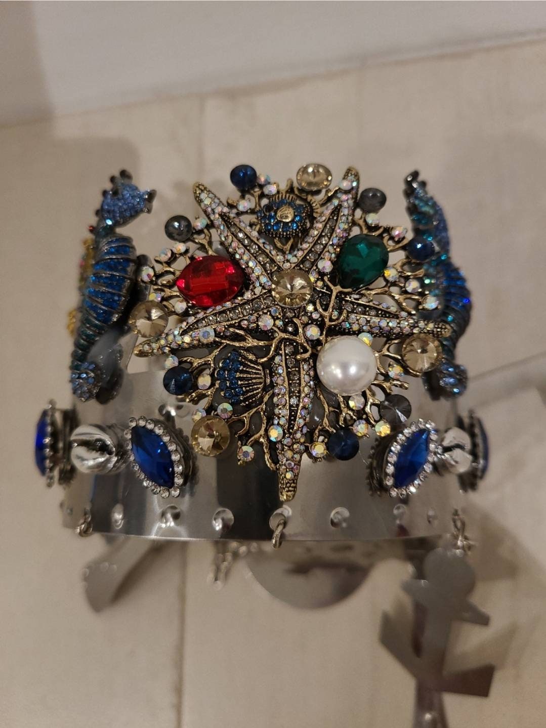 Corona De Yemaya Yemaja Crown Santeria Osha Ifa Orisha Religion