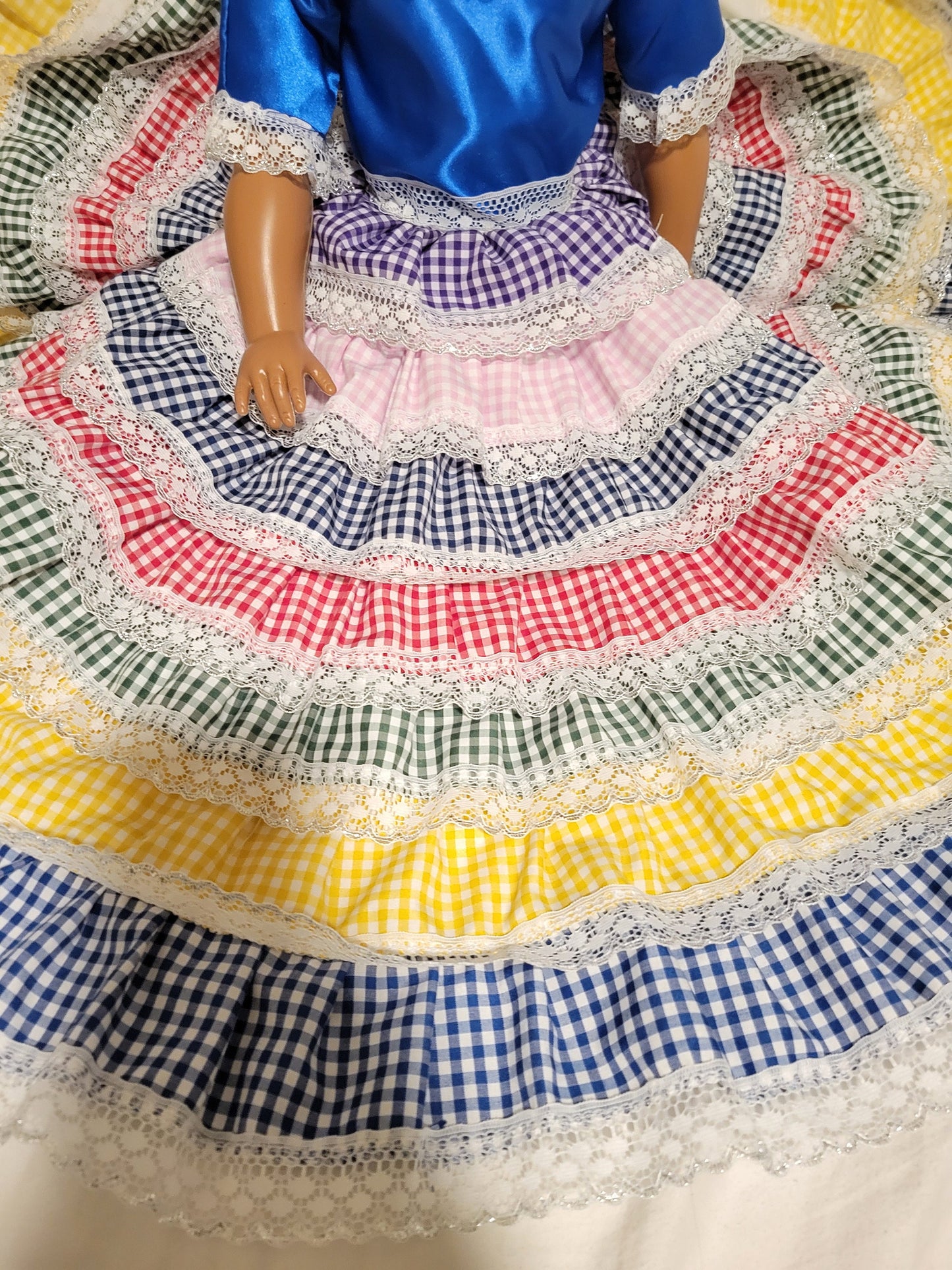 Muneca de Las 7 Potencias Africanas Santeria 7 African Powers Egun Palo Doll Yemaya Ochun