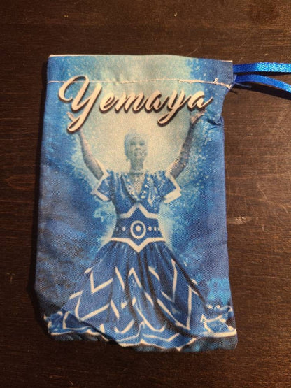 Bolsa Para Caracoles Santo Set Iyawo dilogun Santeria Ifa Yoruba Shell Bag
