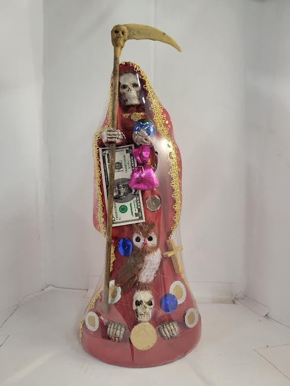 12" Santa Muerte Statue 7 Colors Holy Death Grim Reaper Siete Potencias Figure