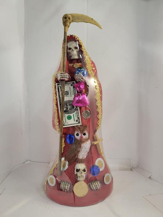 12" Santa Muerte Statue 7 Colors Holy Death Grim Reaper Siete Potencias Figure