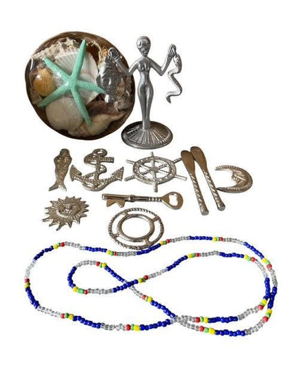 Herramientas de OLOKUN-Tools,Carga, and Collar for OLOKUM-Lukumi-Santeria-ifa