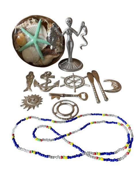 Herramientas de OLOKUN-Tools,Carga, and Collar for OLOKUM-Lukumi-Santeria-ifa